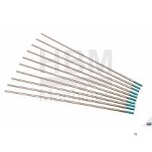 HBM tungsten electrode turquoise 10 pcs
