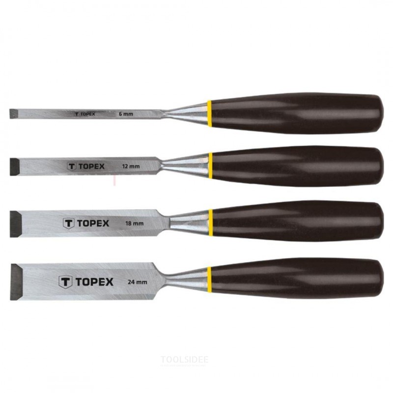 topex wood chisel set 6-12-18-24mm