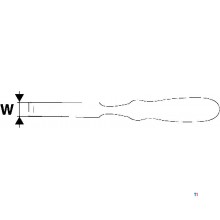 Topex trä mejsel set 6-12-18-24mm