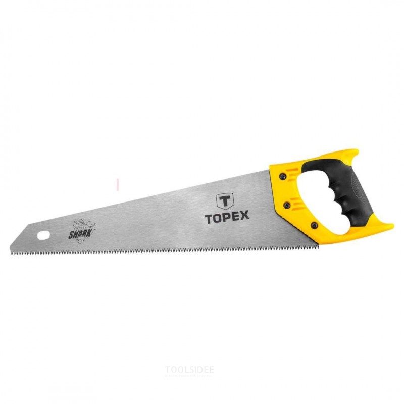 topex hand saw 400mm 7 tpi, with protective cover fast cut