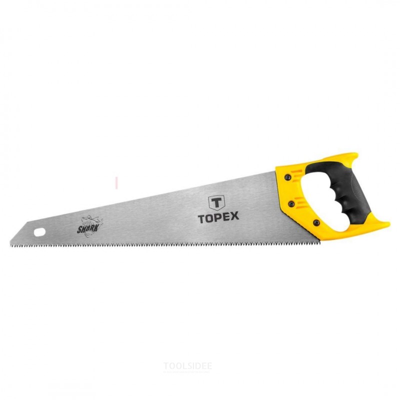 topex hand saw 450mm 7 tpi, with protective cover fast cut
