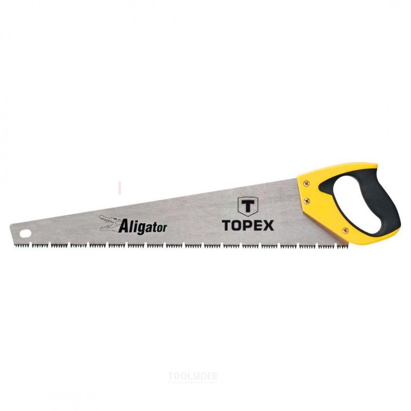 TOPEX sierra de mano 500 mm Aligator 7 TPI corte rápido