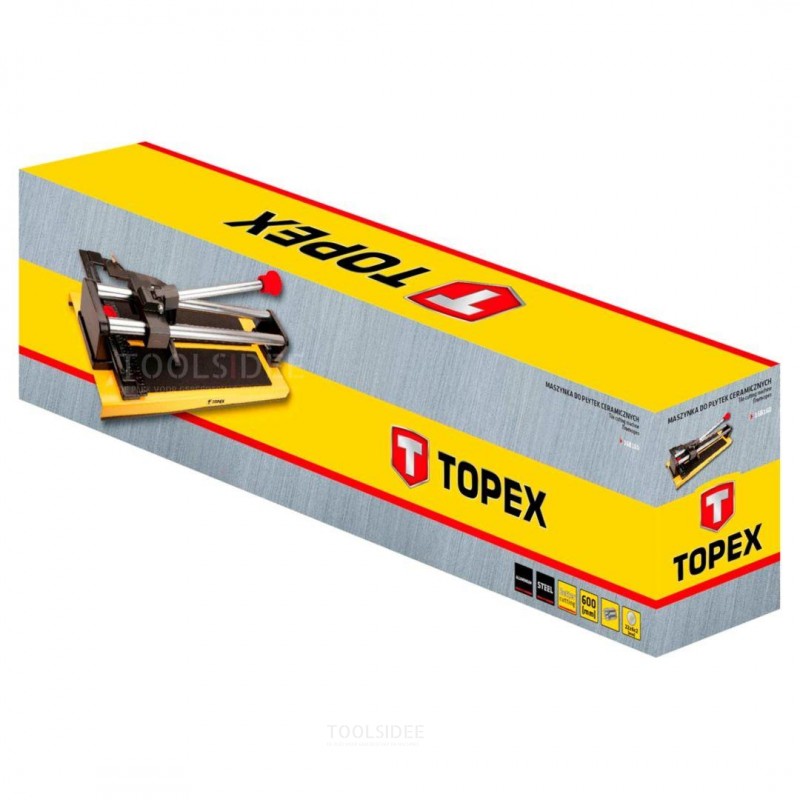 Topex fliseskærer 600x160mm dobbelt guide 20mm