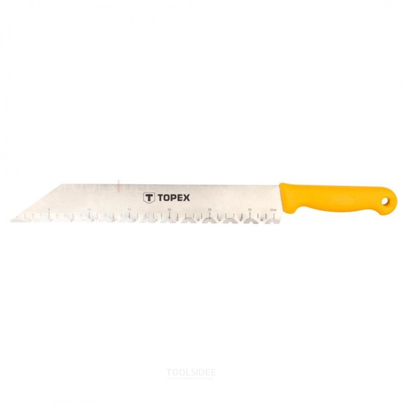 TOPEX cuchillo de vidrio y lana de roca de 480 mm