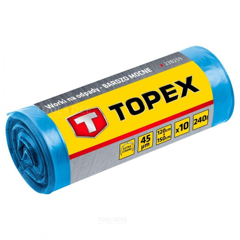 TOPEX bolsa de basura 240L 45 mu