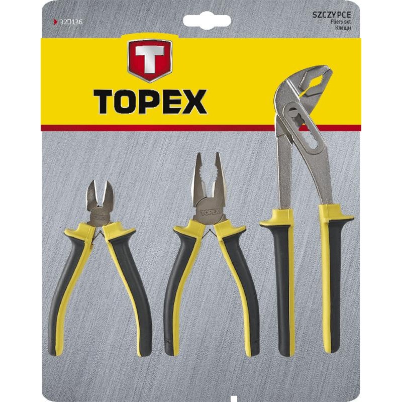 topex pliers set 3dlg combination