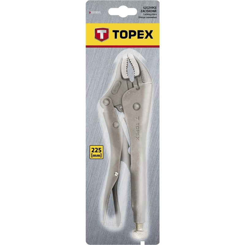 TOPEX pinzas de agarre 225 mm 0-40 ra