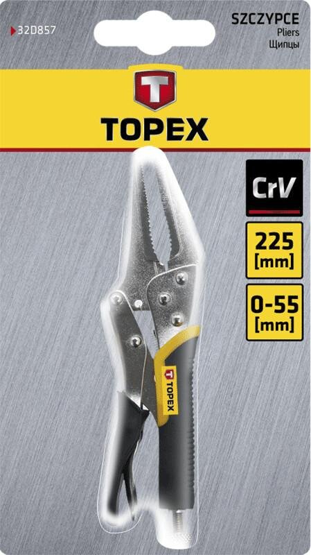 Topex-Verriegelungszange 225mm 0-55 ra