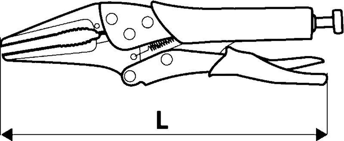 Topex-Verriegelungszange 225mm 0-55 ra