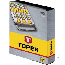 destornilladores de precisión TOPEX 6 piezas endurecidas