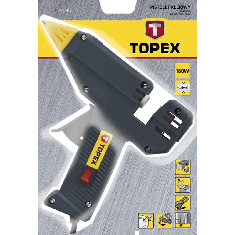 TOPEX pistola de pegamento 180w max 11