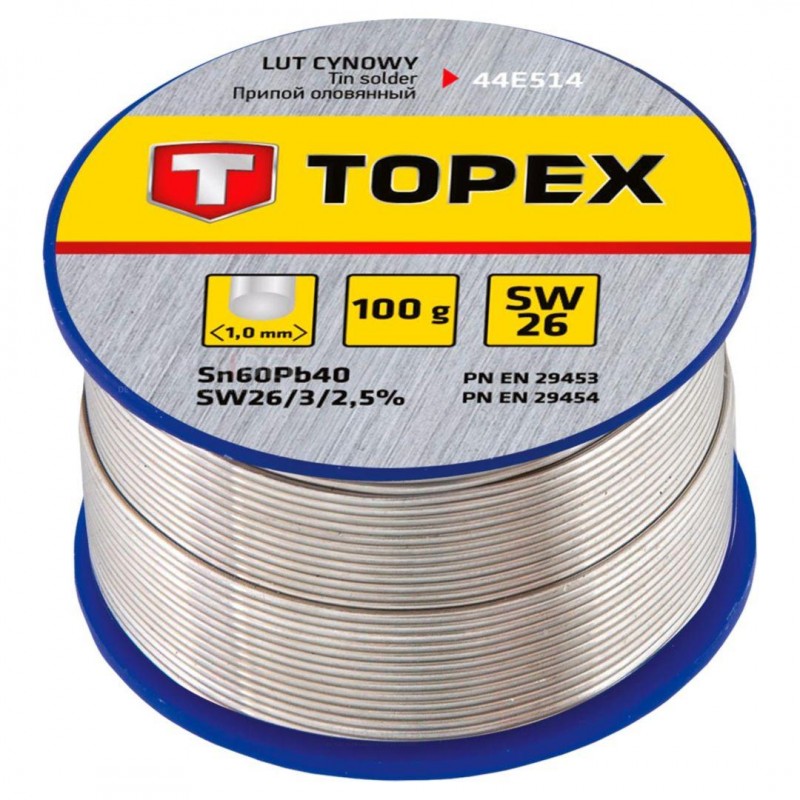 Topex lödning 1.0mm sn60%