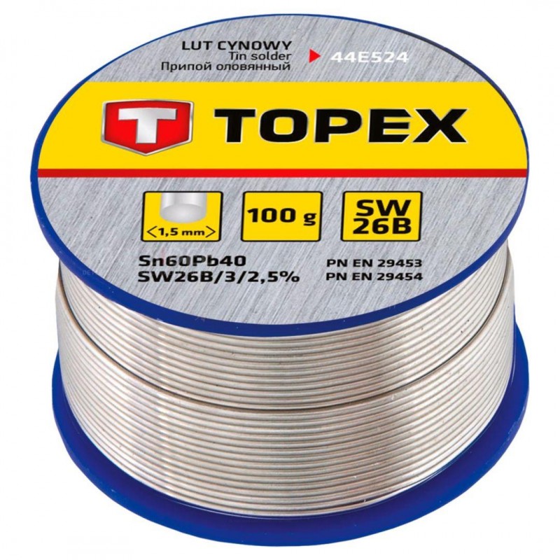 Topex lodning 1,5 mm sn60%
