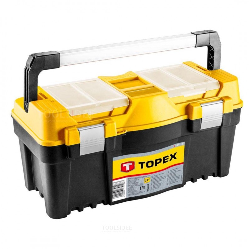 TOPEX-kasse 22 metallklemmer og håndtak