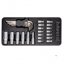 topex insert tray socket set various 29 pieces
