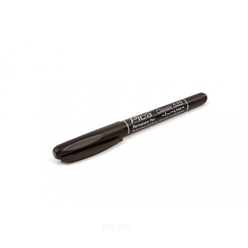 penna permanente pica 533/46 0,7 mm rotonda nera