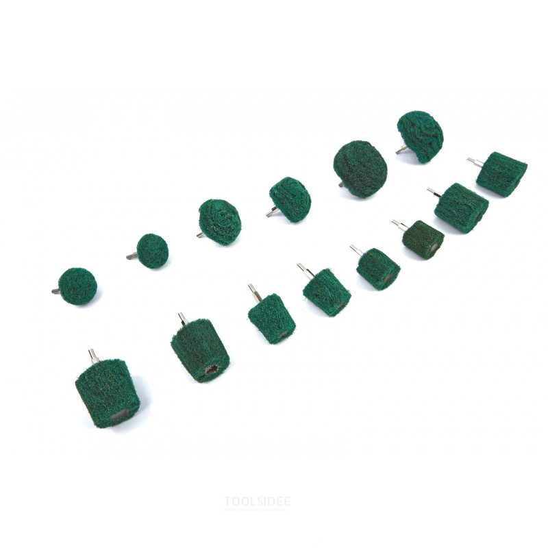Set cono di levigatura HBM da 14 pezzi verde