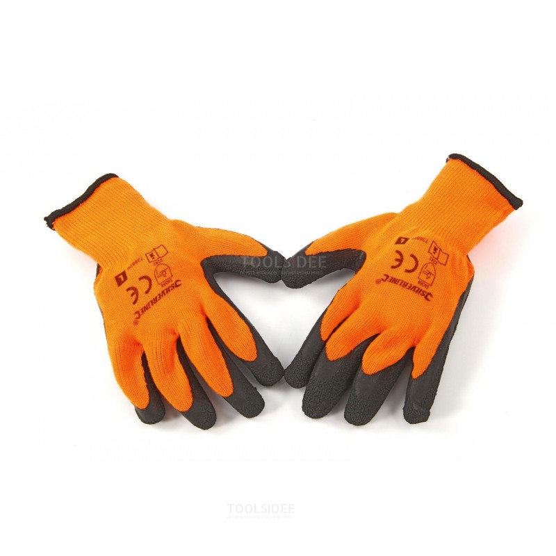 atoom strelen voorwoord HBM Felgekleurde Oranje Bouwhandschoenen - toolsidee.com