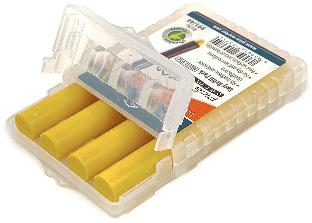 Pica 991/44 visir permanent påfyldning gul