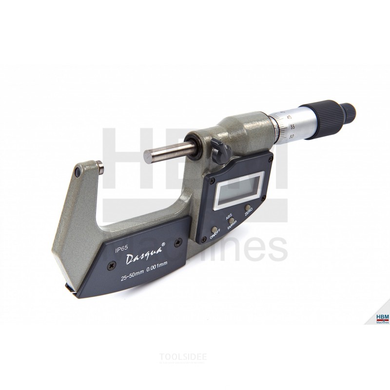 Dasqua Professional 25 - 50 mm Digitales Schnell-Außenmikrometer