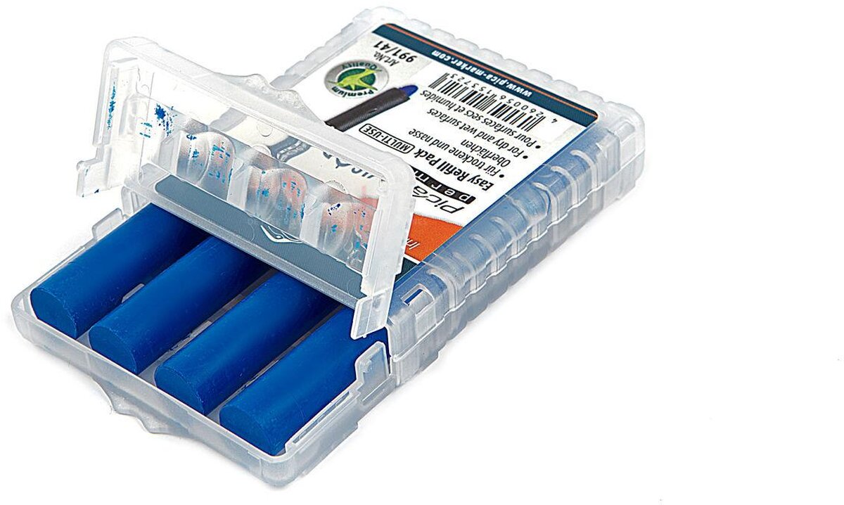 Pica 991/41 visir permanent påfyllning blå