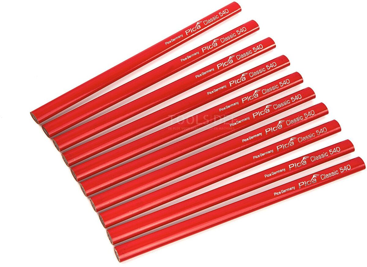 Pica 10pcs 540/24 Carpenter Bleistifte 24 cm