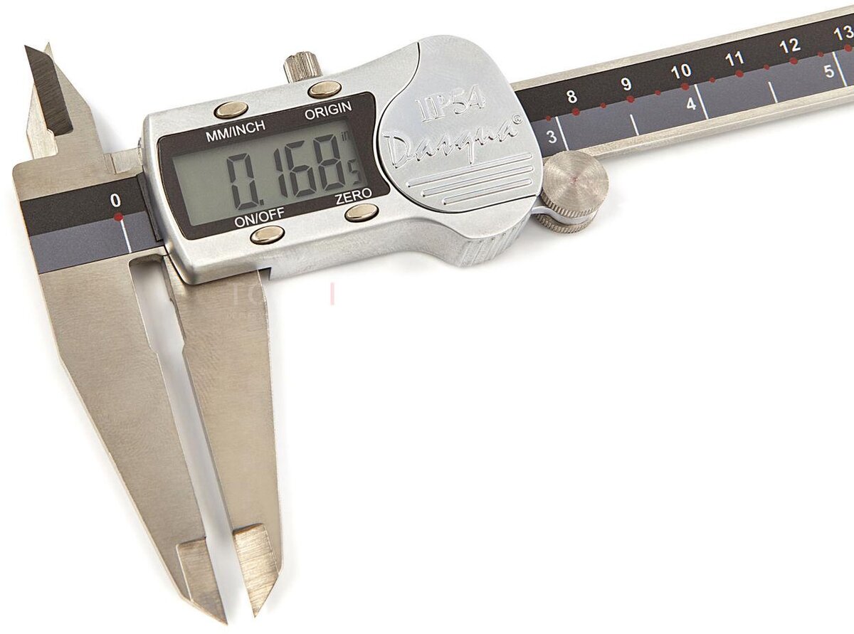 Dasqua IP54 - 300 mm digitaler Messschieber mit Edelstahlgehäuse Dasqua IP54 - 300 mm digitaler Messschieber mit Edelstahlgehäuse