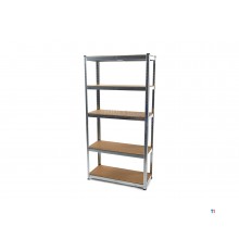 HBM shelving rack, garage rack, storage rack 5 x 35 kg