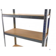 HBM shelving rack, garage rack, storage rack 5 x 35 kg - second-hand