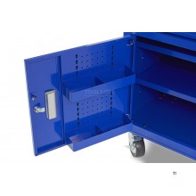 HBM 117 cm Profesjonelt mobilt verktøy vogn / arbeidsbenk blå