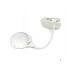 HBM Oplaadbare LED Loupelamp met voet en tafelklem