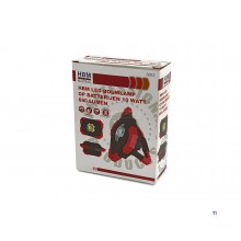 Hbm led konstruktionslampa på batterier 10 watt - 680 lumen