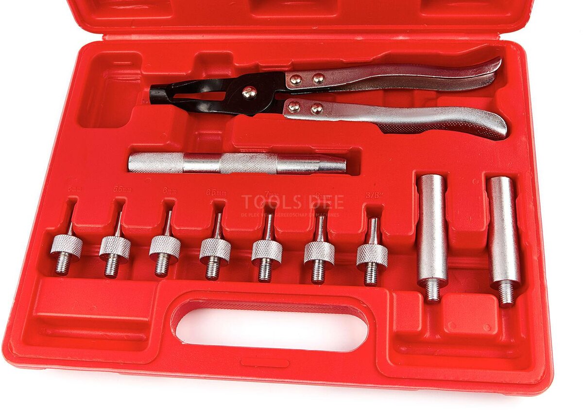 HBM Klepsteel Afdichtrubber Tang Set