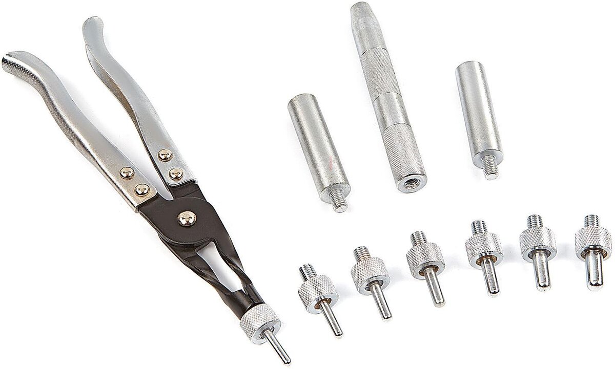 HBM Klepsteel Afdichtrubber Tang Set