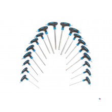 HBM 18-part t-handles foam inlay for tool trolley