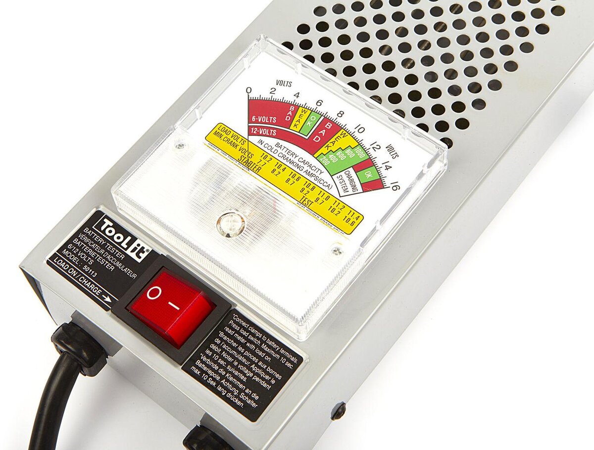 gys tbp 100 professional battery tester, 6-12 v, 20-100 ah