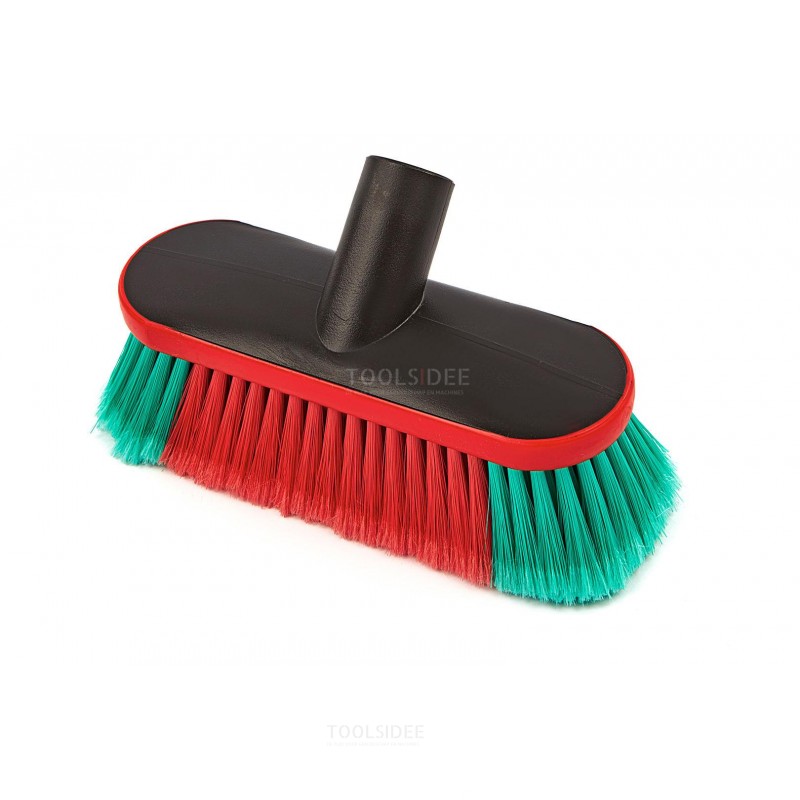 vikan 20cm oval car wash brush with water supply