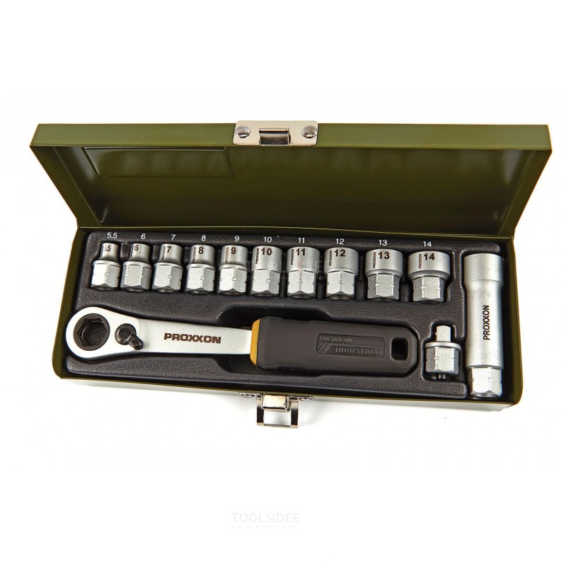 Proxxon special workshop set, socket wrench set (13 pcs.) 5.5 - 14 mm