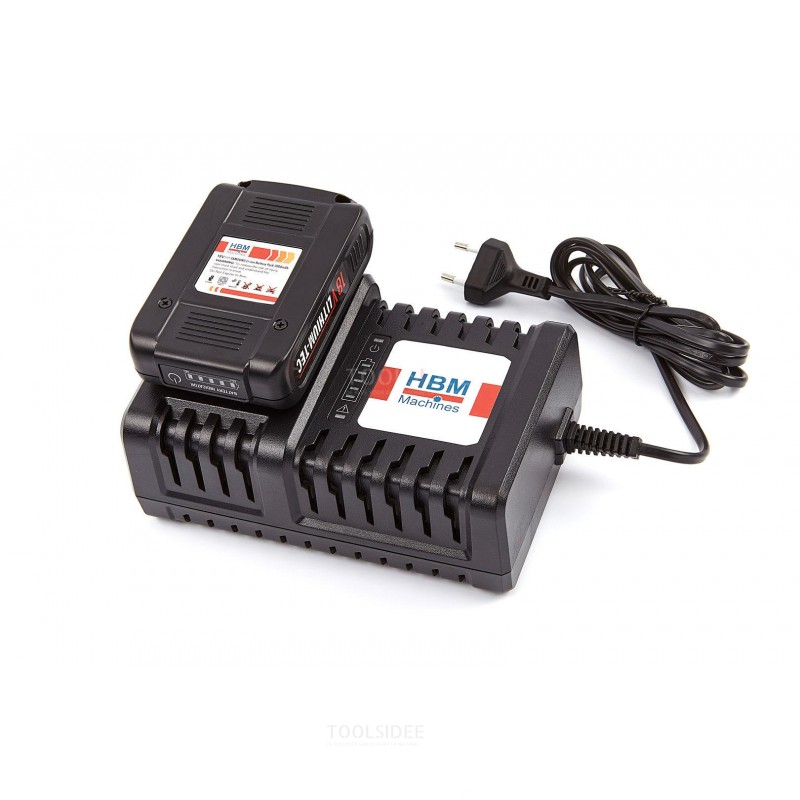 HBM BATTERY For 1/2 Electric Impact Wrench 18 Volt 2.0AH - 250NM