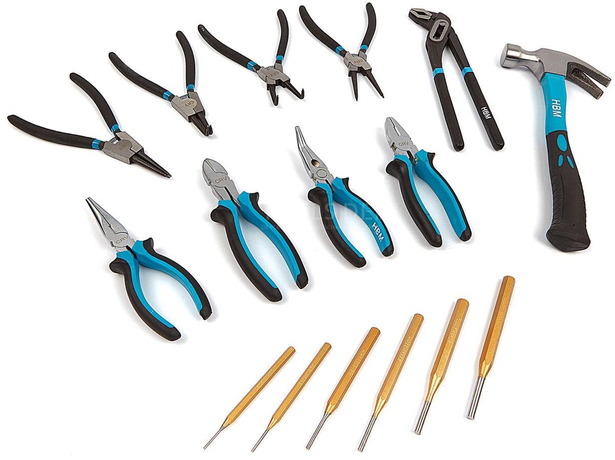 Hbm 16-deligt værktøjsskumindlæg til værktøjsvogn Hbm 16-deligt værktøjsskumindlæg til værktøjsvogn