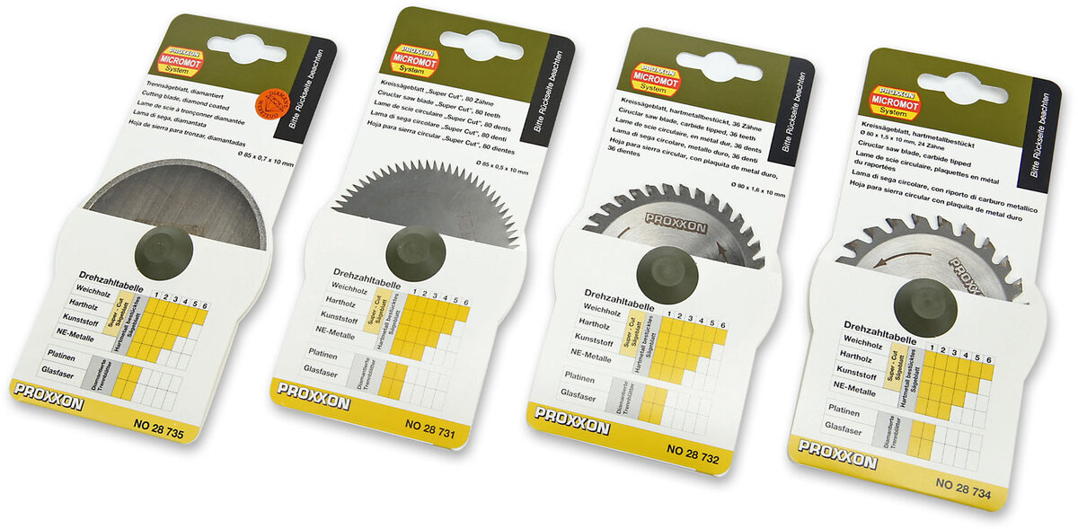 Proxxon Cirkelzaagbladen tbv KGS 80 Afkortzaag