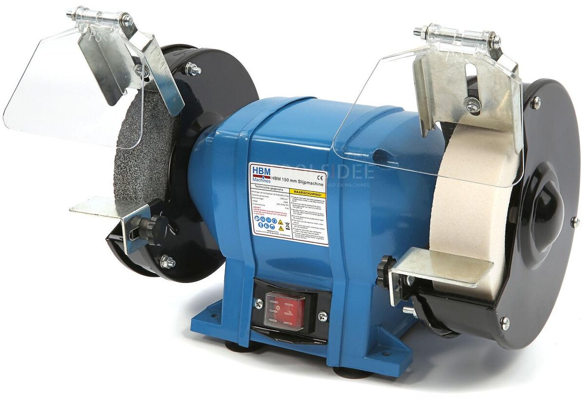 Hbm 150 mm slipmaskin - blå