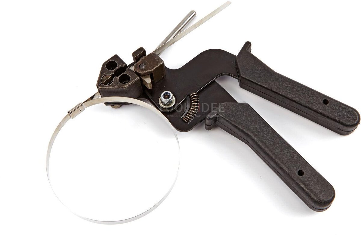 HBM Professionelle Kabelbinder-Wickelzange 4,6 - 12 mm für Edelstahl