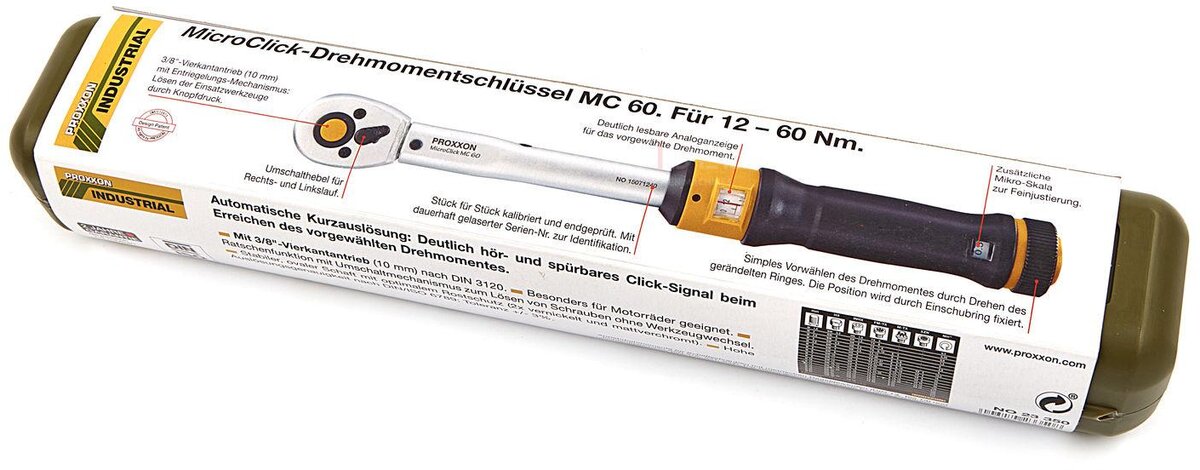 Proxxon microclick mc 60 - 3/8 Proxxon microclick mc 60 - 3/8