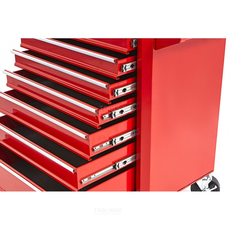  HBM 7 vetolaatikkotyökalukärry - punainen