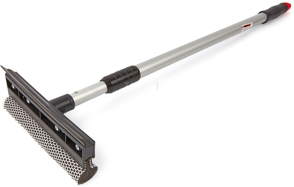 HBM 200 mm. telescopic window squeegee, window squeegee with sponge 70-100 cm