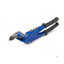 HBM blind rivet nut pliers and rivet pliers with swivel head