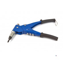 HBM blind rivet nut pliers and rivet pliers with swivel head