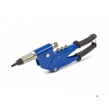 HBM blind rivet nut pliers and rivet pliers with swivel head