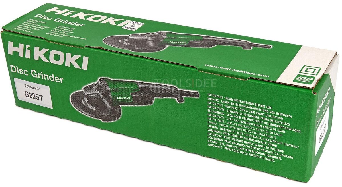 HIKOKI 230 mm. G23ST vinkelsliper HIKOKI 230 mm. G23ST vinkelsliper